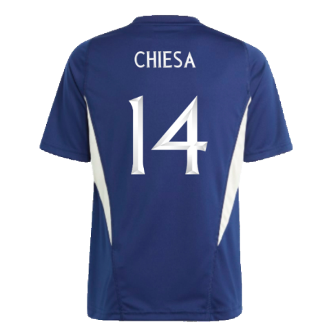 2023-2024 Italy Training Jersey (Dark Blue) - Kids (CHIESA 14)