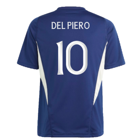 2023-2024 Italy Training Jersey (Dark Blue) - Kids (DEL PIERO 10)