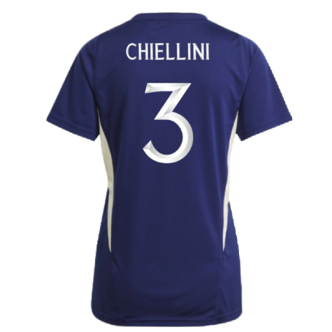 2023-2024 Italy Training Jersey (Dark Blue) - Ladies (CHIELLINI 3)