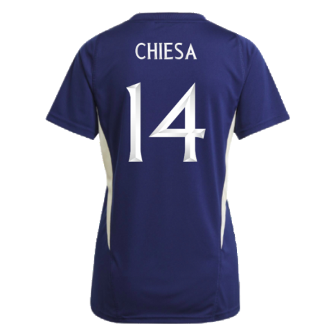 2023-2024 Italy Training Jersey (Dark Blue) - Ladies (CHIESA 14)