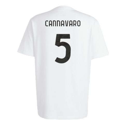 2023-2024 Juventus Chinese Story Tee (White) (CANNAVARO 5)