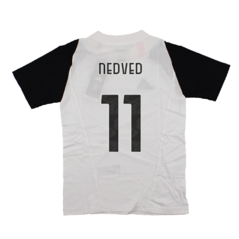 2023-2024 Juventus Cotton Tee (White) - Kids (NEDVED 11)