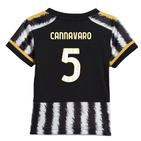 2023-2024 Juventus Home Baby Kit (CANNAVARO 5)