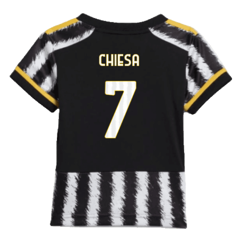 2023-2024 Juventus Home Baby Kit (CHIESA 7)