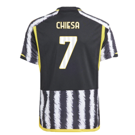 2023-2024 Juventus Home Shirt (Kids) (CHIESA 7)