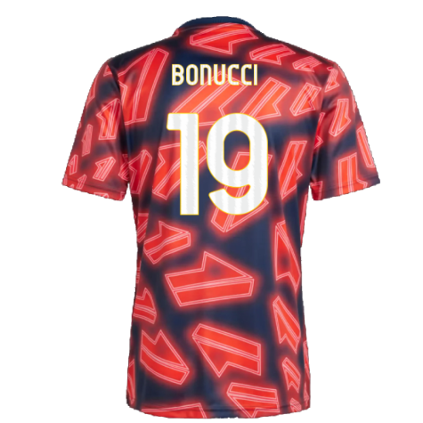 2023-2024 Juventus Pre Match Shirt (Night Indigo) (BONUCCI 19)