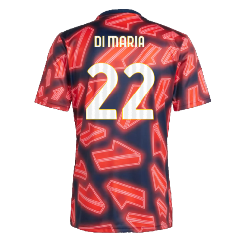 2023-2024 Juventus Pre Match Shirt (Night Indigo) (DI MARIA 22)