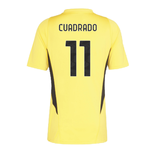 2023-2024 Juventus Training Shirt (Bold Gold) (CUADRADO 11)