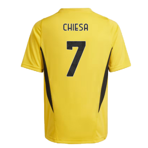 2023-2024 Juventus Training Shirt (Bold Gold) - Kids (CHIESA 7)