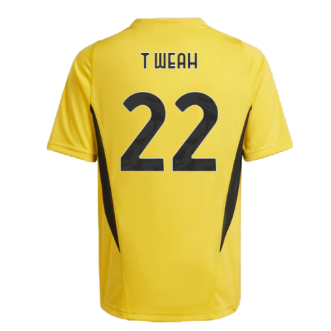 2023-2024 Juventus Training Shirt (Bold Gold) - Kids (T Weah 22)