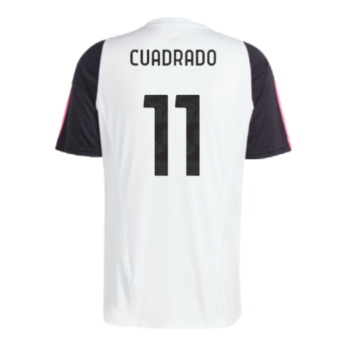 2023-2024 Juventus Training Shirt (White) (CUADRADO 11)