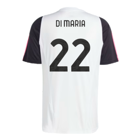 2023-2024 Juventus Training Shirt (White) (DI MARIA 22)