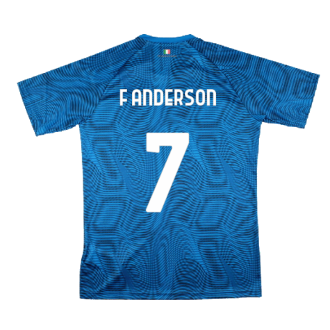 2023-2024 Lazio Pre-Match Jersey (Royal) (F Anderson 7)