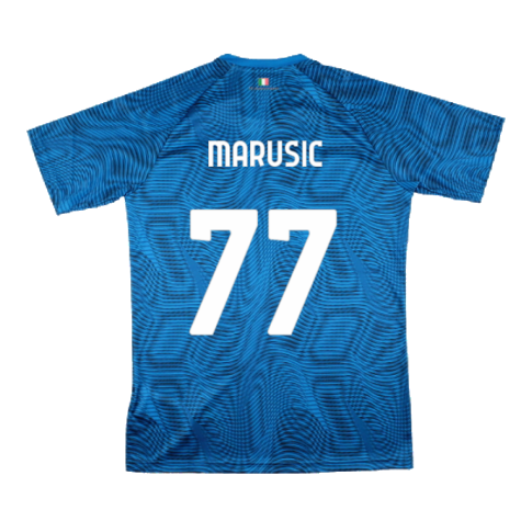 2023-2024 Lazio Pre-Match Jersey (Royal) (Marusic 77)