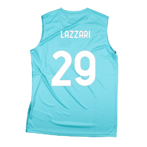 2023-2024 Lazio Sleeveless Training Shirt (Azure) (Lazzari 29)