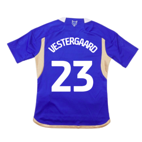 2023-2024 Leicester City Home Shirt (Kids) (Vestergaard 23)