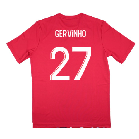 2023-2024 Lille LOSC Pre-Game Jersey (Home) (Gervinho 27)
