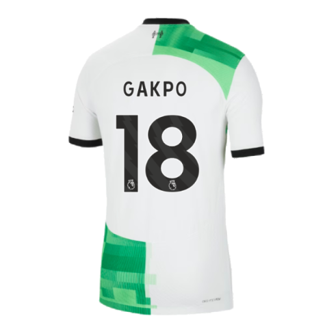 2023-2024 Liverpool Away Authentic Shirt (Gakpo 18)