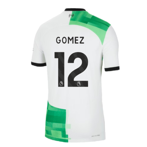 2023-2024 Liverpool Away Authentic Shirt (Gomez 12)