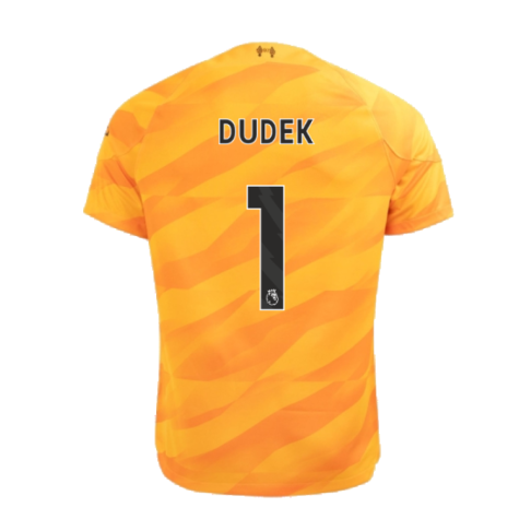 2023-2024 Liverpool Away Goalkeeper Shirt (Orange) - Kids (Dudek 1)