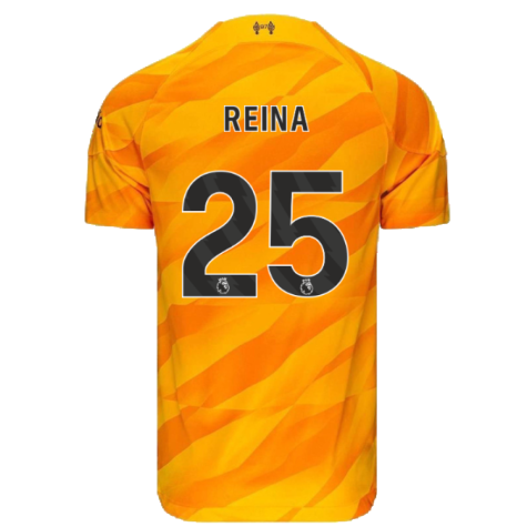 2023-2024 Liverpool Away Goalkeeper Shirt (Orange) (Reina 25)