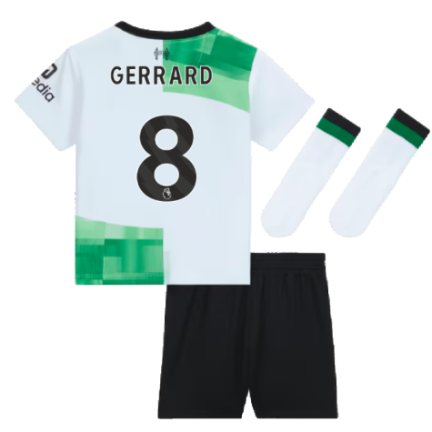 2023-2024 Liverpool Away Infant Baby Kit (Gerrard 8)