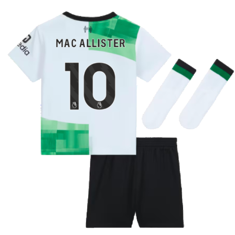 2023-2024 Liverpool Away Infant Baby Kit (Mac Allister 10)