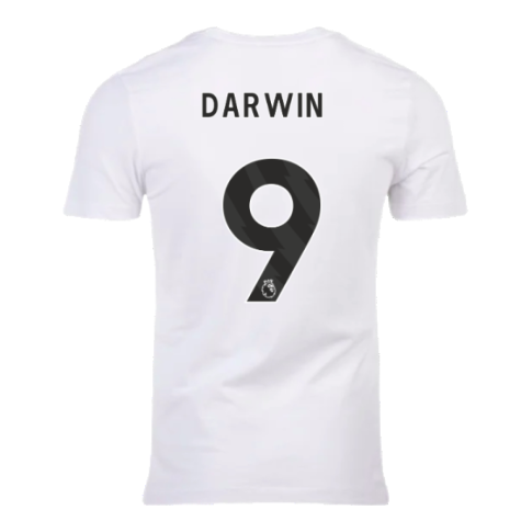 2023-2024 Liverpool Crest Tee (White) (Darwin 9)