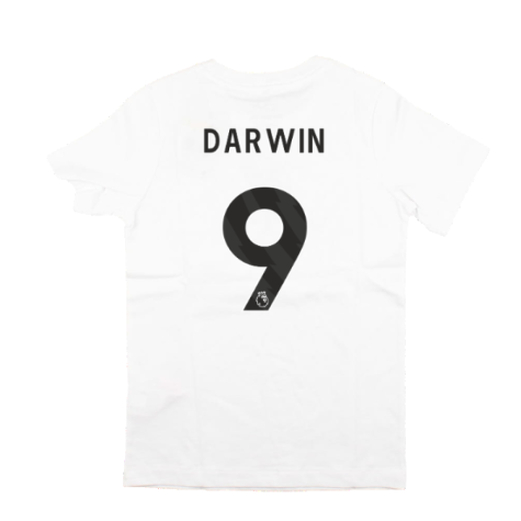 2023-2024 Liverpool Crest Tee (White) - Kids (Darwin 9)