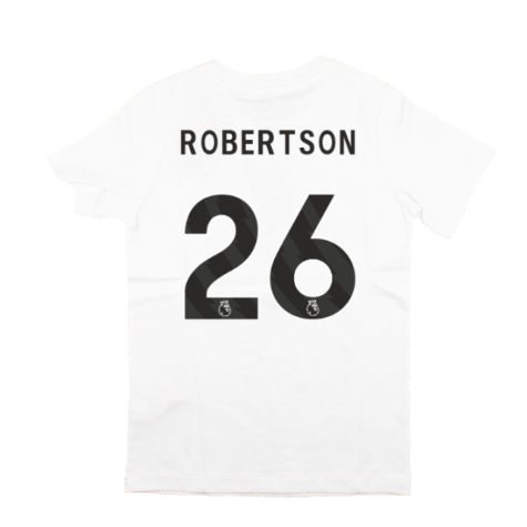 2023-2024 Liverpool Crest Tee (White) - Kids (Robertson 26)