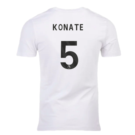 2023-2024 Liverpool Crest Tee (White) (Konate 5)