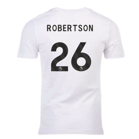 2023-2024 Liverpool Crest Tee (White) (Robertson 26)