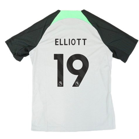 2023-2024 Liverpool Dri-Fit Strike Training Shirt (Grey) (Elliott 19)