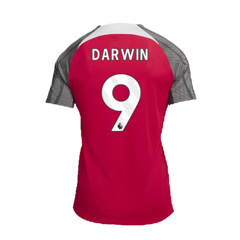 2023-2024 Liverpool Dri-Fit Strike Training Shirt (Red) (Darwin 9)