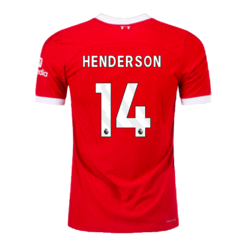 2023-2024 Liverpool Home Dri-Fit ADV Match Shirt (Henderson 14)