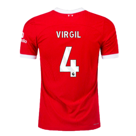 2023-2024 Liverpool Home Dri-Fit ADV Match Shirt (Virgil 4)