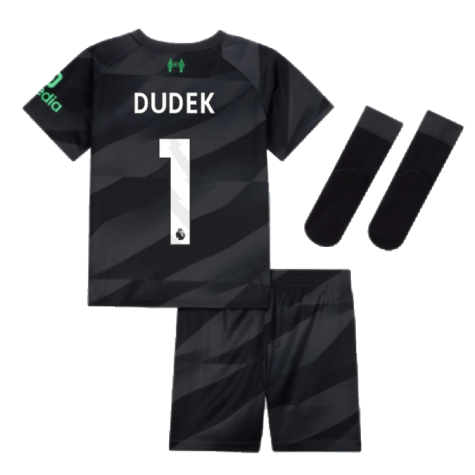 2023-2024 Liverpool Home Goalkeeper Infant Baby Kit (Dudek 1)