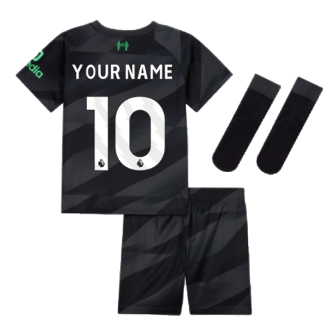 2023-2024 Liverpool Home Goalkeeper Infant Baby Kit (Your Name)