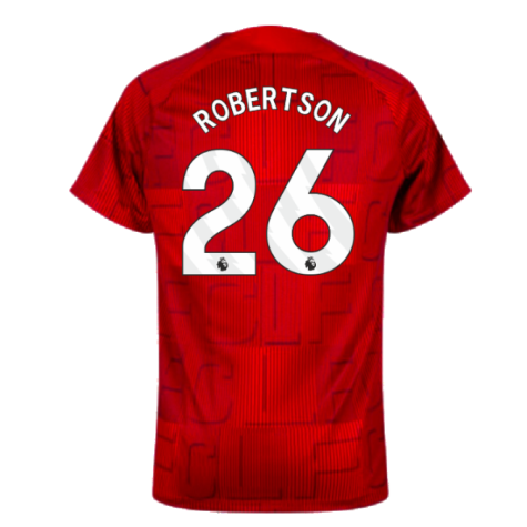 2023-2024 Liverpool Pre-Match Home Shirt (Red) (Robertson 26)