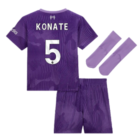 2023-2024 Liverpool Third Baby Kit (Konate 5)