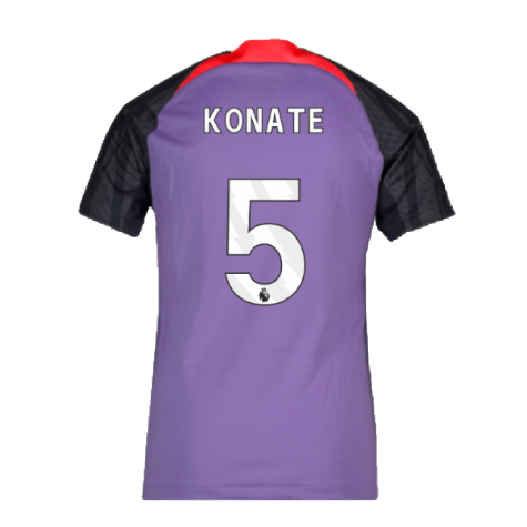 2023-2024 Liverpool Training Shirt (Space Purple) (Konate 5)