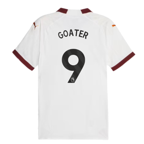 2023-2024 Man City Authentic Away Shirt (GOATER 9)