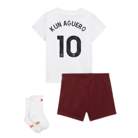 2023-2024 Man City Away Baby Kit (KUN AGUERO 10)