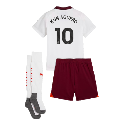 2023-2024 Man City Away Mini Kit (KUN AGUERO 10)