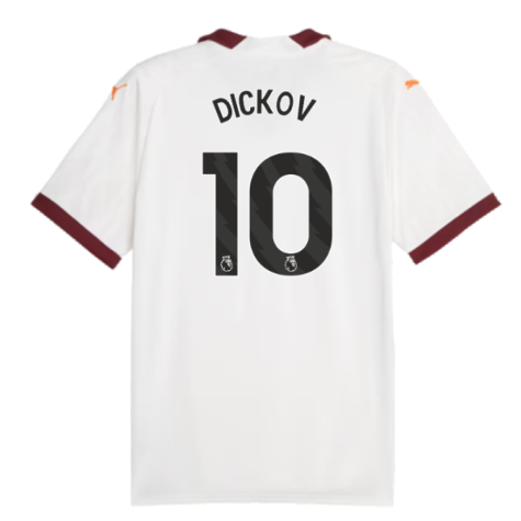 2023-2024 Man City Away Shirt (DICKOV 10)