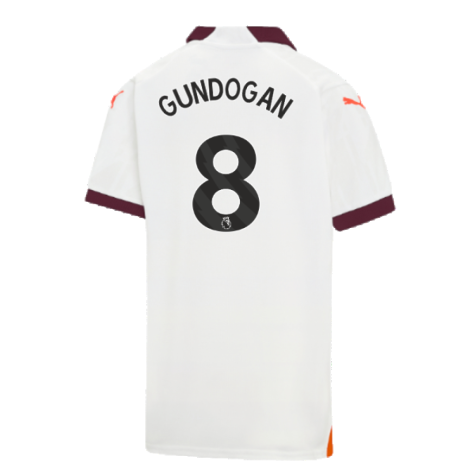 2023-2024 Man City Away Shirt (Kids) (GUNDOGAN 8)