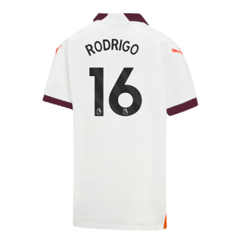 2023-2024 Man City Away Shirt (Kids) (RODRIGO 16)