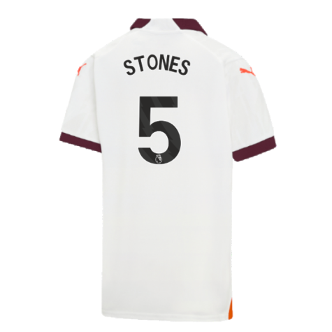 2023-2024 Man City Away Shirt (Kids) (STONES 5)