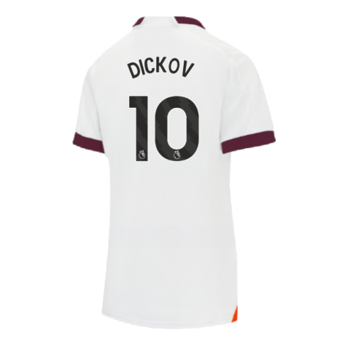 2023-2024 Man City Away Shirt (Ladies) (DICKOV 10)