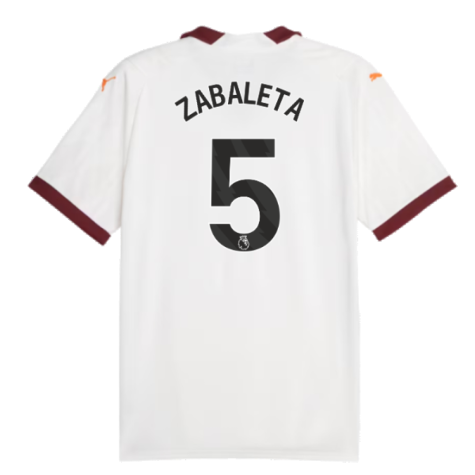 2023-2024 Man City Away Shirt (ZABALETA 5)